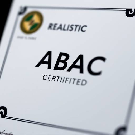 Certificado de Qualidade ABAC